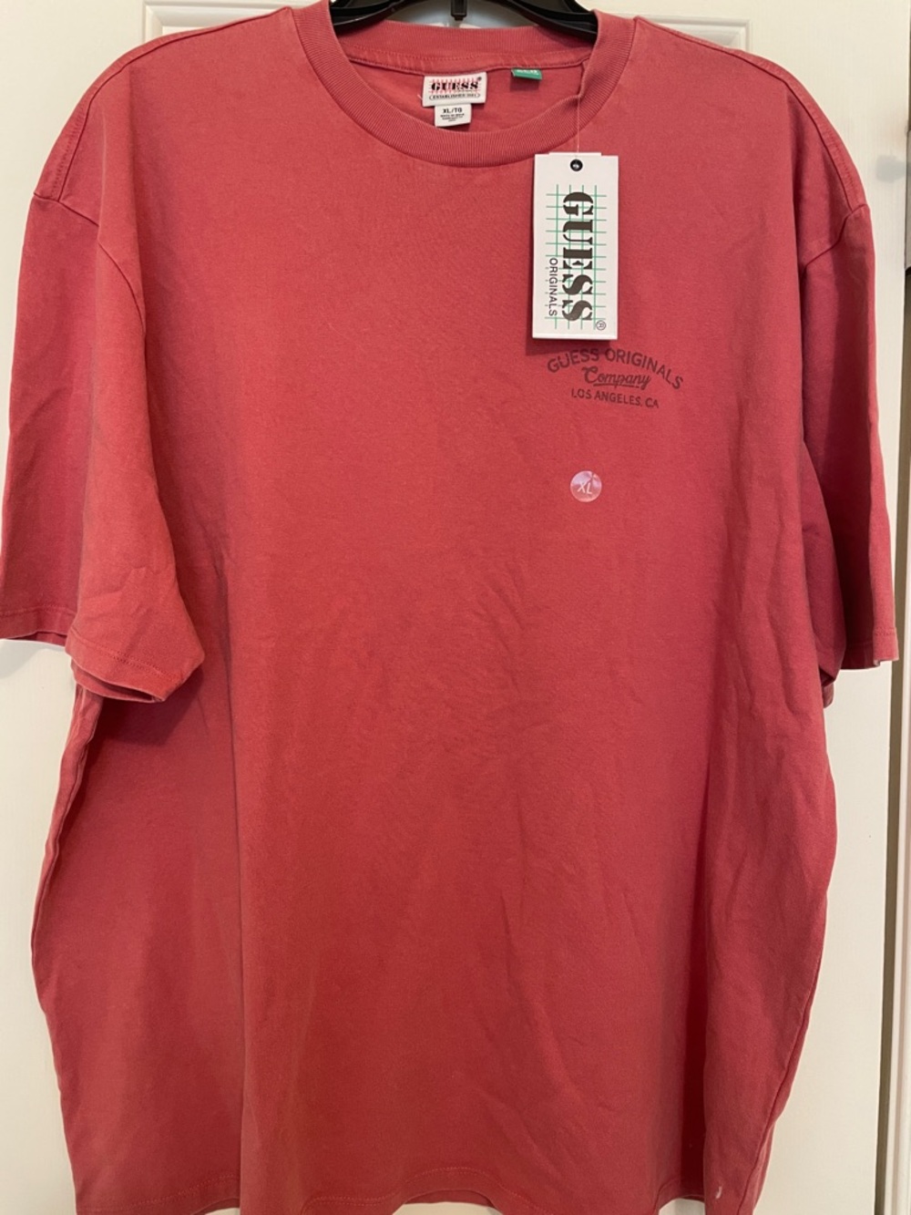 Guess Women's Short Sleeve Tee - Dark Red